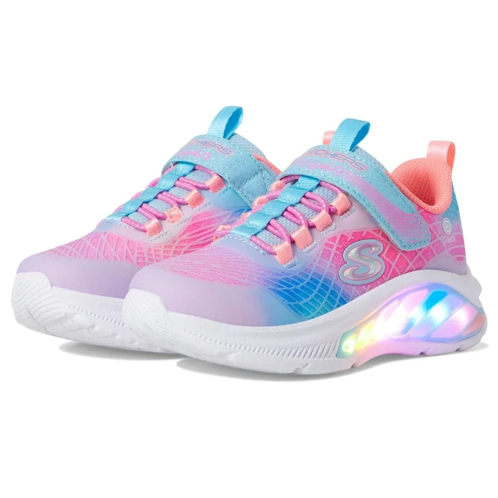 Skechers Rainbow Cruisers Rainbow Reflectin Kids 13.5 Multi Casual Shoe ZOGG3030